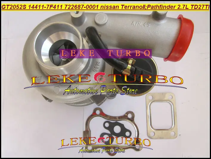 ww Turbo Turbocharger GT2052S 14411-7F411 722687 722687-5001S 722687-0001 For Nissan Terrano II 2001 Pathfinder 01- TD27TI 2.7L
ww Turbo Turbocharger GT2052S 14411-7F411 722687 722687-5001S 722687-0001 For Nissan Terrano II 2001 Pathfinder 01- TD27TI 2.7L