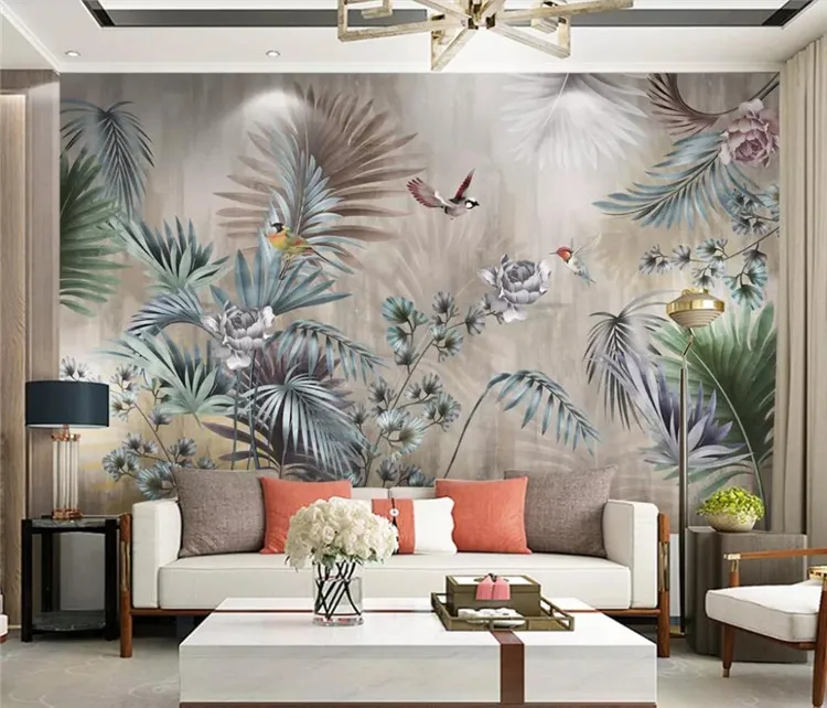 Custom 3D wallpaper Nordic plant leaves retro TV background wall painting papel de parede wall papers home decor
Custom 3D wallpaper Nordic plant leaves retro TV background wall painting papel de parede wall papers home decor