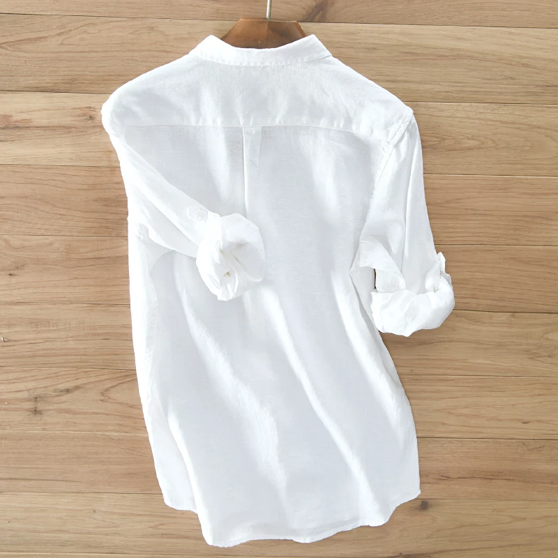 New brand Italy style shirt men long sleeved pure linen shirts for men fashion solid business clothing chemise camisa
New brand Italy style shirt men long sleeved pure linen shirts for men fashion solid business clothing chemise camisa