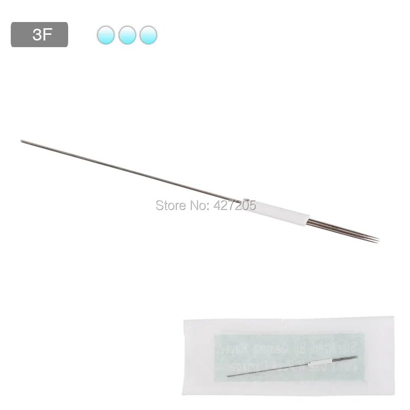 100pcs/pack 3F Sterilized Disposable Tattoo Needles Permanent Makeup Needles for Eyebrow Shader 0.35X50MM
100pcs/pack 3F Sterilized Disposable Tattoo Needles Permanent Makeup Needles for Eyebrow Shader 0.35X50MM