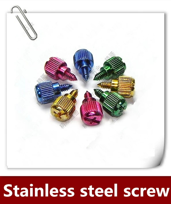 50PCS High grade color hand screwing screws 6-32*6 pointed tail color computer cabinet made of coarse teeth chassis screws
50PCS High grade color hand screwing screws 6-32*6 pointed tail color computer cabinet made of coarse teeth chassis screws