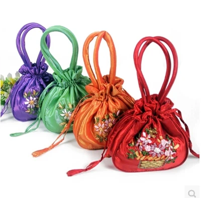 10pcs Hand Ribbon Embroidery Large Wedding Gift Bags with Handles Handbag Coin Purse Storage Pouch Drawstring Party Favor Bags
10pcs Hand Ribbon Embroidery Large Wedding Gift Bags with Handles Handbag Coin Purse Storage Pouch Drawstring Party Favor Bags