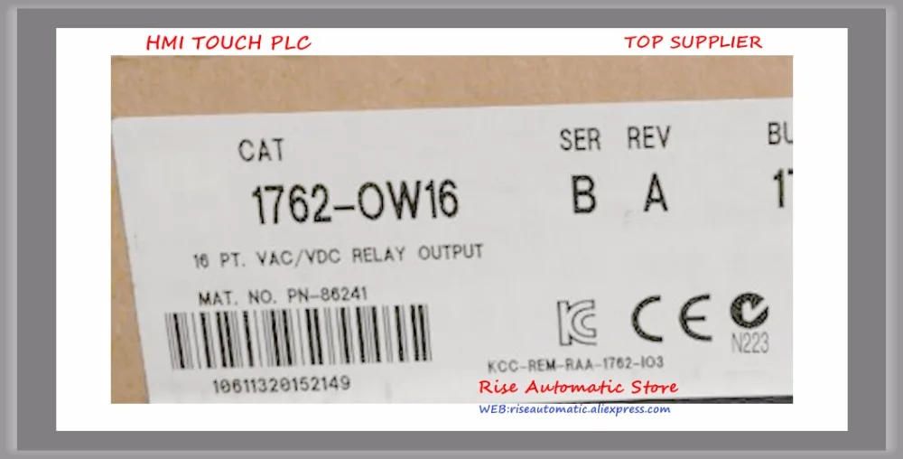 New Original Programmable Controller 1762-L24BWA 1762-OW16 1762-IQ8OW6 PLC Module
New Original Programmable Controller 1762-L24BWA 1762-OW16 1762-IQ8OW6 PLC Module
