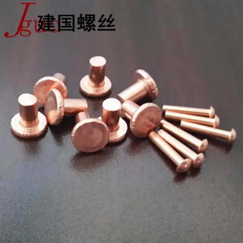 Promotional authentic copper copper rivet round head rivets copper rivets M3 * 16 M4 * 6 M4 * 8
Promotional authentic copper copper rivet round head rivets copper rivets M3 * 16 M4 * 6 M4 * 8