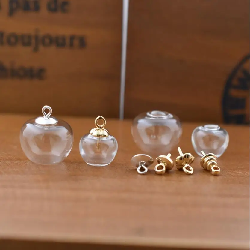 10pcs Apple Shape Clear Glass Dome With Cap For Miniatures Home Decor Bonsai Craft Garden Ornament Decoration Jewelry Making
10pcs Apple Shape Clear Glass Dome With Cap For Miniatures Home Decor Bonsai Craft Garden Ornament Decoration Jewelry Making