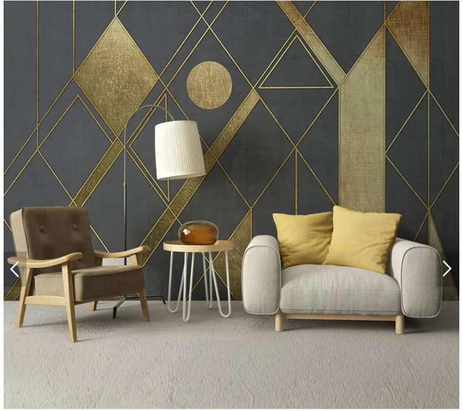 Custom personalized papel de parede, geometric gold mural for living room bedroom sofa background home decor wallpaper
Custom personalized papel de parede, geometric gold mural for living room bedroom sofa background home decor wallpaper