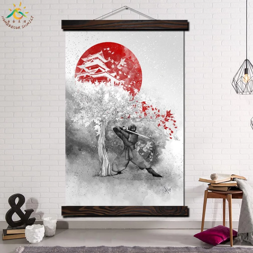 Samurai Japan Art Scroll Painting Modern Canvas Art Prints Poster Wall Painting Artwork Wall Art Pictures Home Decoration
Samurai Japan Art Scroll Painting Modern Canvas Art Prints Poster Wall Painting Artwork Wall Art Pictures Home Decoration