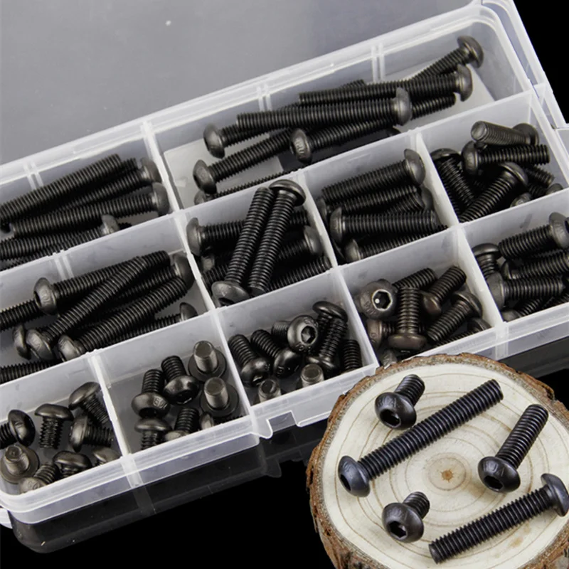 M3 M4 M5 M5 10.9 Grace Black Button Head Hex Socket Cap Screws Bolts Sets
M3 M4 M5 M5 10.9 Grace Black Button Head Hex Socket Cap Screws Bolts Sets