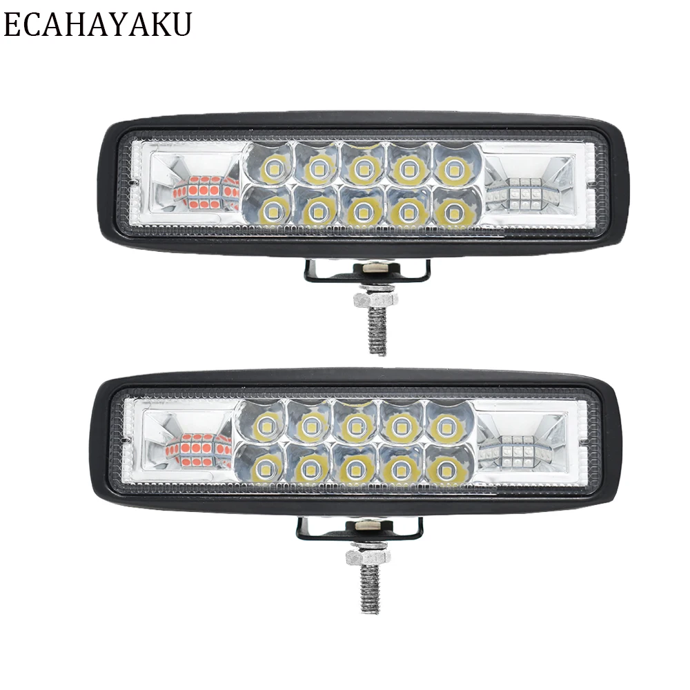 2pcs Slim 6inch Led Light Bar Blue/Red Flashing Emergentcy Lamps Warning Light for Offroad SUV Motorcycle Boat E-bike Forklift
2pcs Slim 6inch Led Light Bar Blue/Red Flashing Emergentcy Lamps Warning Light for Offroad SUV Motorcycle Boat E-bike Forklift