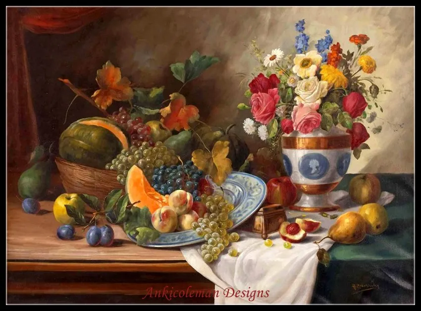 Needlework for embroidery DIY DMC High Quality - Counted Cross Stitch Kits 14 ct Oil painting - Fruit Still Life
Needlework for embroidery DIY DMC High Quality - Counted Cross Stitch Kits 14 ct Oil painting - Fruit Still Life