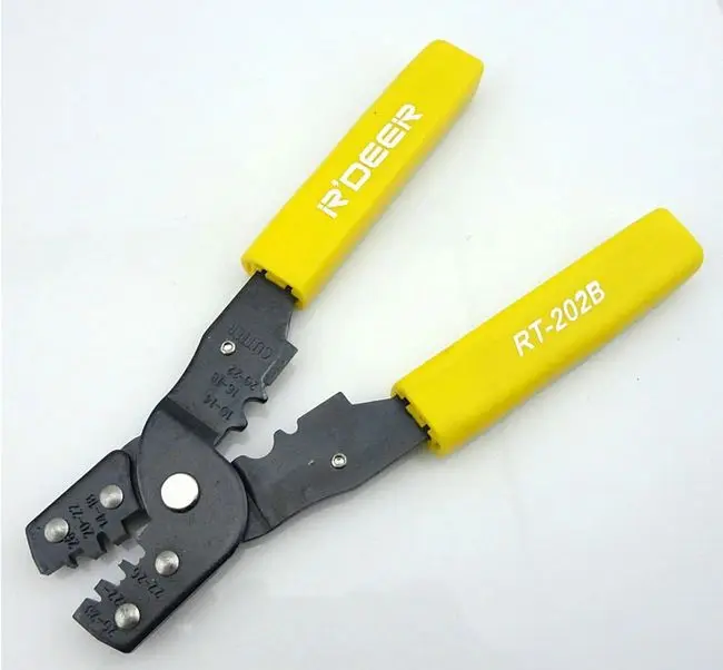 R'DEER high carbon steel crimper plier crimping range:2-16mm*mm electrician tools NO.RT-202B
R'DEER high carbon steel crimper plier crimping range:2-16mm*mm electrician tools NO.RT-202B