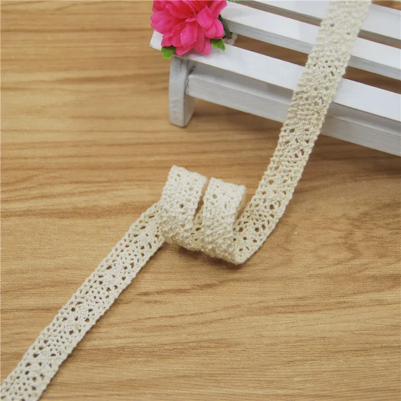 FASMILEY Wholesale 12mm Cotton Lace Trim Ivory Lace Ribbon DIY Lace Fabric Trimmings Costume Sewing Accessories 400yards LC027-B
FASMILEY Wholesale 12mm Cotton Lace Trim Ivory Lace Ribbon DIY Lace Fabric Trimmings Costume Sewing Accessories 400yards LC027-B