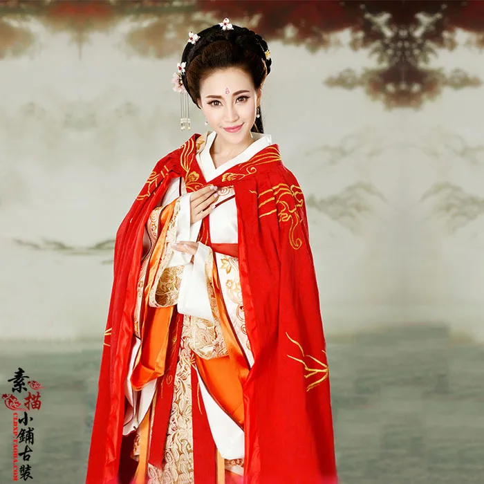 Bi Yue Xiu Hua Hanfu Costume include Cloak Han Dynasty Beauty Costume Hanfu for Photography or Stage Performance
Bi Yue Xiu Hua Hanfu Costume include Cloak Han Dynasty Beauty Costume Hanfu for Photography or Stage Performance