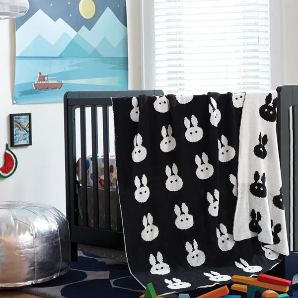 Cotton Rabbit Pattern Swan Blanket For Bedding Baby Kids Cross Cover Blanket Swaddling Brand Best Gift 90x110CM
Cotton Rabbit Pattern Swan Blanket For Bedding Baby Kids Cross Cover Blanket Swaddling Brand Best Gift 90x110CM