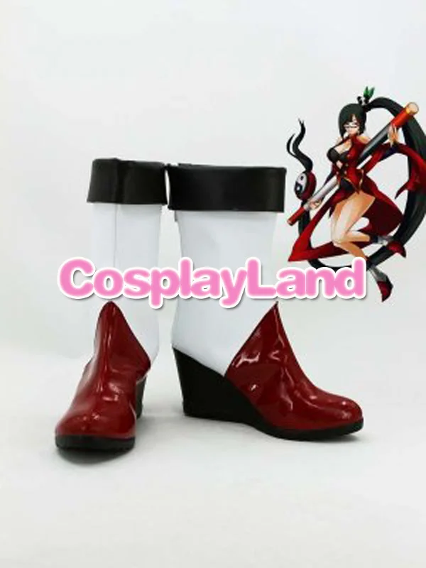 BlazBlue Litchi Faye-Ling Cosplay Shoes Boots Anime Party Cosplay Boots Custom Made Shoes
BlazBlue Litchi Faye-Ling Cosplay Shoes Boots Anime Party Cosplay Boots Custom Made Shoes