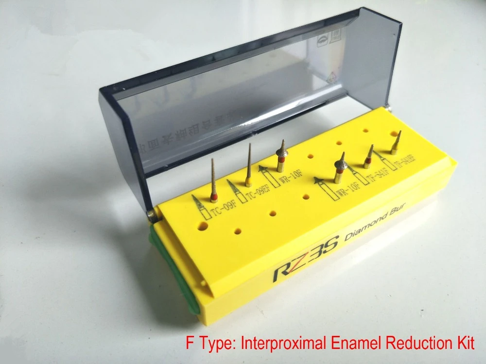 1Set dental clinic diamond bur kit Dental interproximal enamel reduction kit preparation
1Set dental clinic diamond bur kit Dental interproximal enamel reduction kit preparation