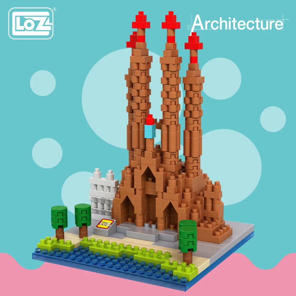 LOZ Diamond Blocks Architecture Toy Sagrada Familia Church Castle Blocks Building Bricks City Toys for Children Gifts 9382
LOZ Diamond Blocks Architecture Toy Sagrada Familia Church Castle Blocks Building Bricks City Toys for Children Gifts 9382