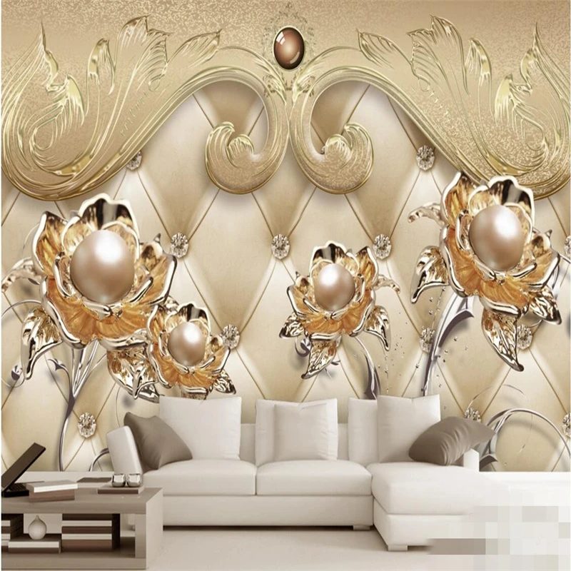 beibehang Custom Fresco 3d Wallpaper Sticker Deluxe European Stereo Jewelry Flower Soft Bag TV Wall Background papel de parede
beibehang Custom Fresco 3d Wallpaper Sticker Deluxe European Stereo Jewelry Flower Soft Bag TV Wall Background papel de parede