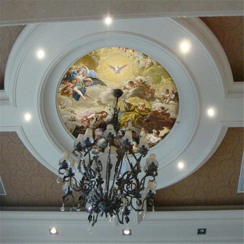 beibehang murals European wallpaper painting / mural wallpaper ceiling mural wallpaper lamp pool Religion photo wall paper roll
beibehang murals European wallpaper painting / mural wallpaper ceiling mural wallpaper lamp pool Religion photo wall paper roll