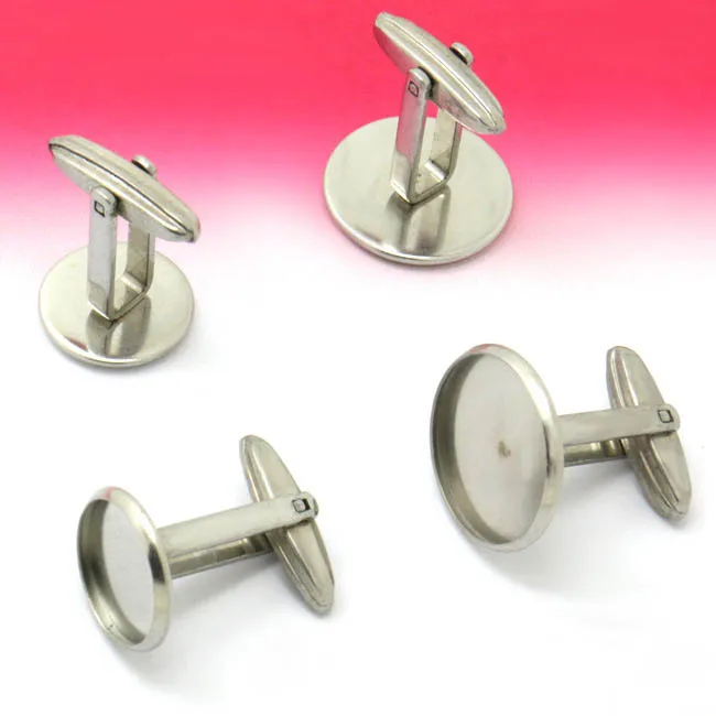 30pcs Blank Stainless Steel Men's Cufflinks Round Bezel Bases Cameo Cabochon Cameo Settings Cuff Links Cufflinks
30pcs Blank Stainless Steel Men's Cufflinks Round Bezel Bases Cameo Cabochon Cameo Settings Cuff Links Cufflinks