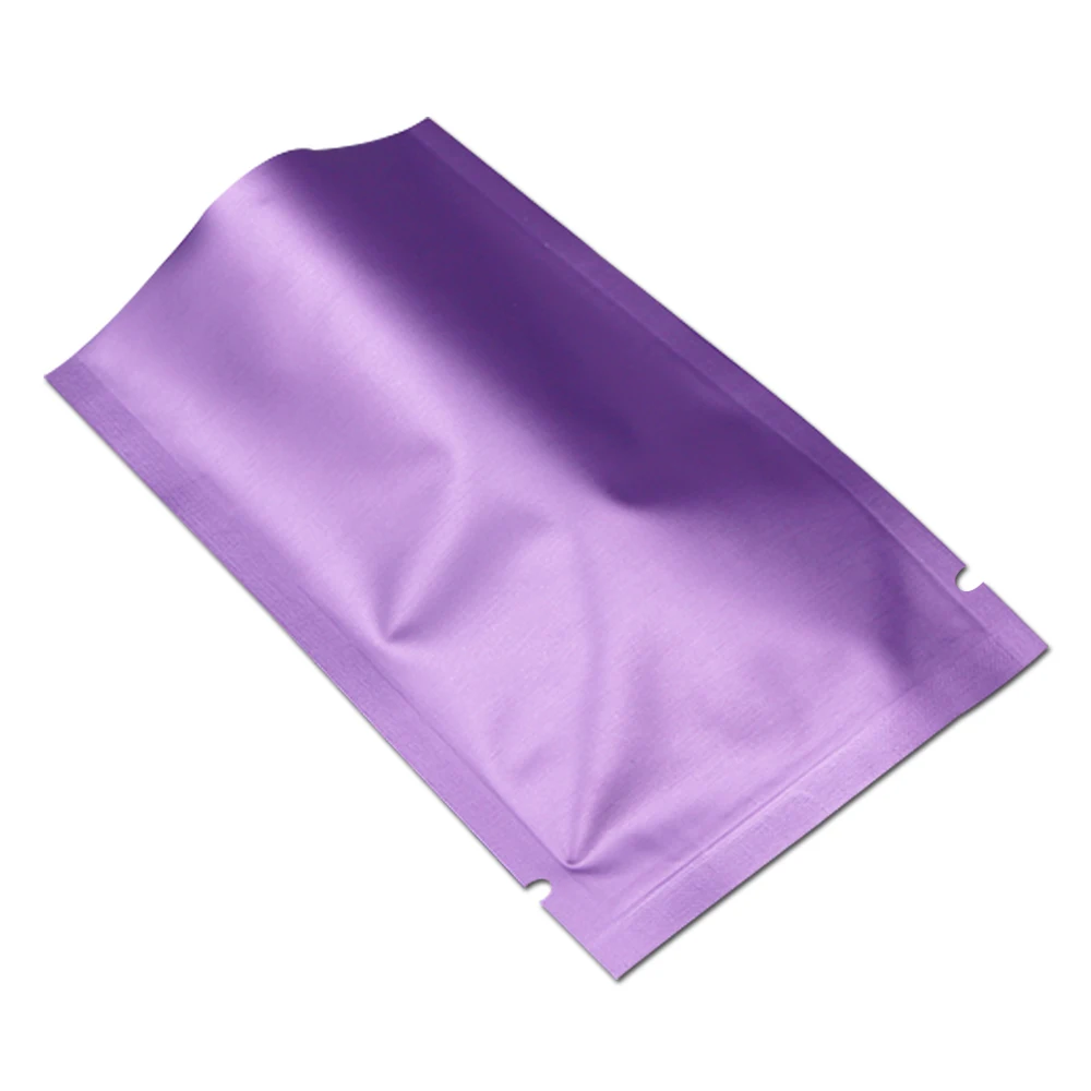 200Pcs Matte Purple Heat Seal Vacuum Package Bags Pure Mylar Foil Bags Candy Coffee Tea Pouch Smell Proof for Christmas Wedding
200Pcs Matte Purple Heat Seal Vacuum Package Bags Pure Mylar Foil Bags Candy Coffee Tea Pouch Smell Proof for Christmas Wedding