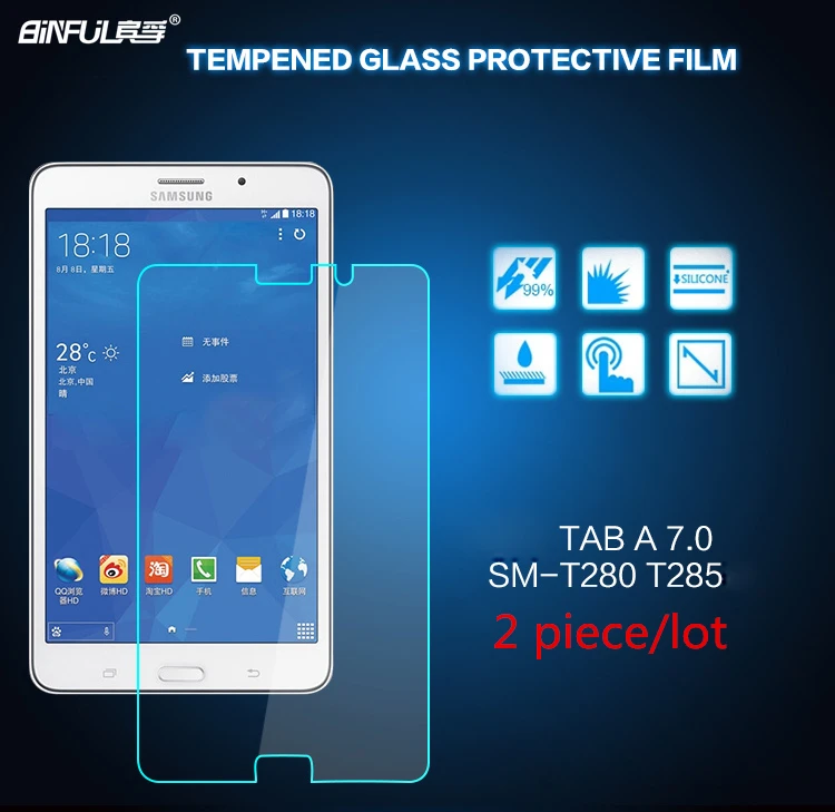 2 шт. Закаленное стекло протектор экрана для Samsung Galaxy Tab A / J Max 7,0 T280 T285 T288 HD Anti Shatter Tablet Защитная пленка
2 шт. Закаленное стекло протектор экрана для Samsung Galaxy Tab A / J Max 7,0 T280 T285 T288 HD Anti Shatter Tablet Защитная пленка