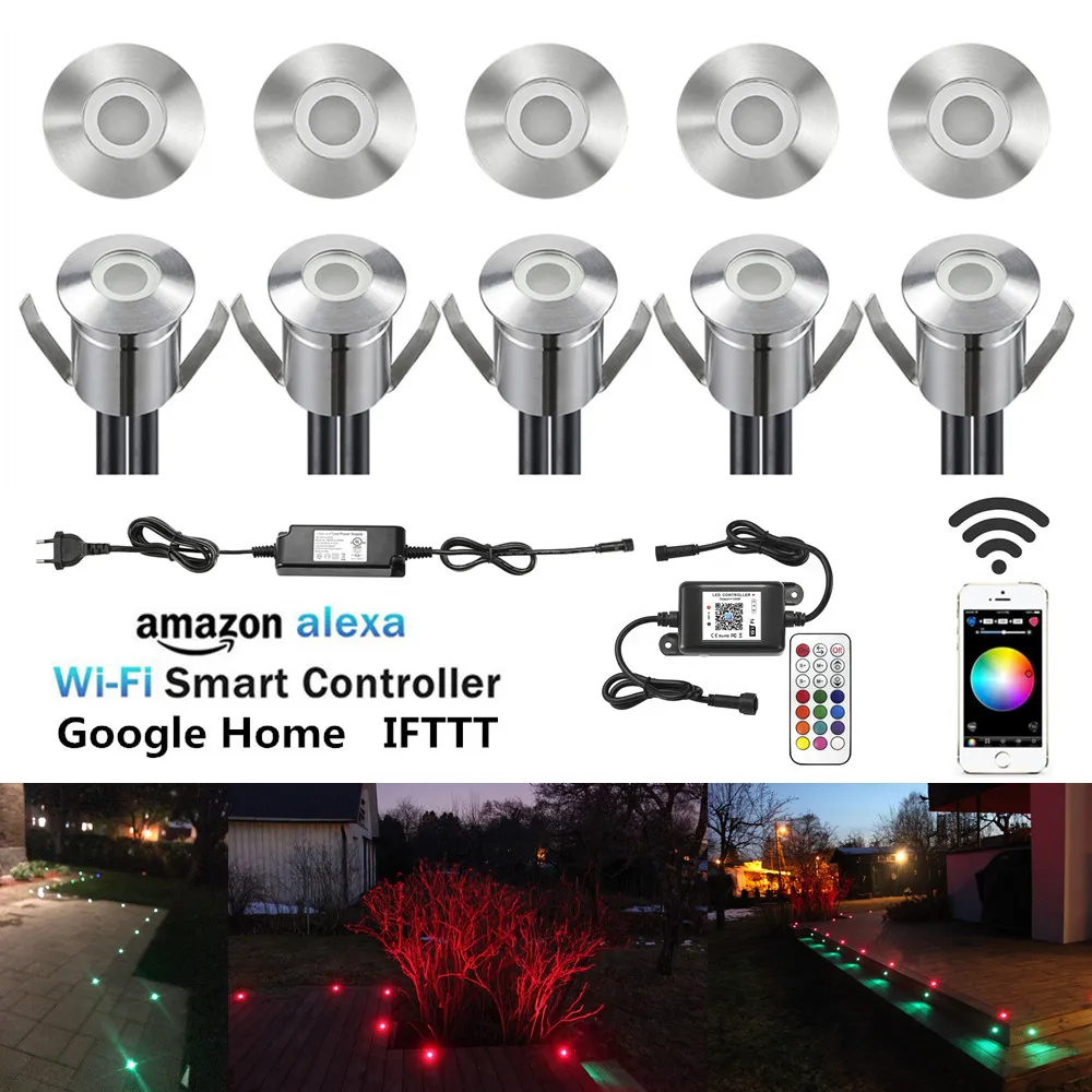 10pcs/set WIFI APP Music APP RF Controller 22mm 12V RGB Changeable Color Yard Terrace LED Decking Rail Stair Step Lights IP67
10pcs/set WIFI APP Music APP RF Controller 22mm 12V RGB Changeable Color Yard Terrace LED Decking Rail Stair Step Lights IP67