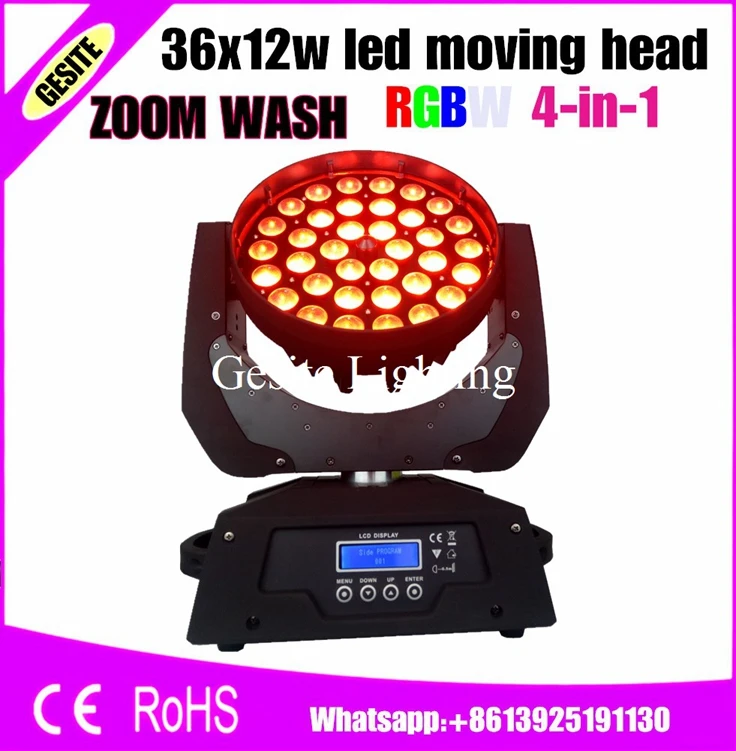 4pcs/Lot 36x10W Martin Lighting RGBW 4IN1 Led Wash Moving Head Light DMX512 Control 15CH 25 Degree High Power Wash
4pcs/Lot 36x10W Martin Lighting RGBW 4IN1 Led Wash Moving Head Light DMX512 Control 15CH 25 Degree High Power Wash