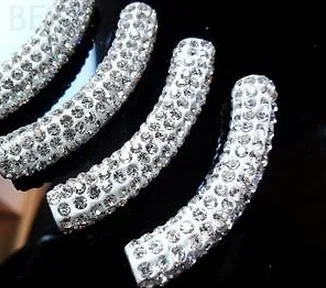 High Quality White long bending tube beads. best Wholesale hotsale DIY bead charms for bracelet crystal g3243
High Quality White long bending tube beads. best Wholesale hotsale DIY bead charms for bracelet crystal g3243