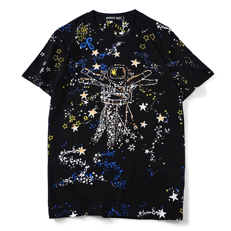 New Novelty 2019 Men Starry sky star robot T Shirts T-Shirt Hip Hop Skateboard Street Cotton T-Shirts Tee Top Kenye #27
New Novelty 2019 Men Starry sky star robot T Shirts T-Shirt Hip Hop Skateboard Street Cotton T-Shirts Tee Top Kenye #27