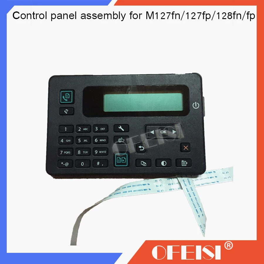 Оригинальная новая панель управления CZ181-60117 в сборе для HP laserjet Pro MFP M127FN/M127FP/M128FN/M128FP, детали принтера в продаже
Оригинальная новая панель управления CZ181-60117 в сборе для HP laserjet Pro MFP M127FN/M127FP/M128FN/M128FP, детали принтера в продаже