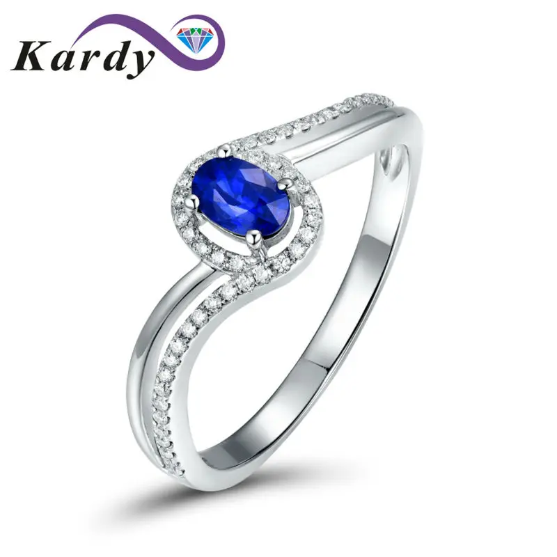 Succinct Elegant Fashion Jewelry White Gold 14K Natural Sapphire Promise Wedding Ring for Women
Succinct Elegant Fashion Jewelry White Gold 14K Natural Sapphire Promise Wedding Ring for Women