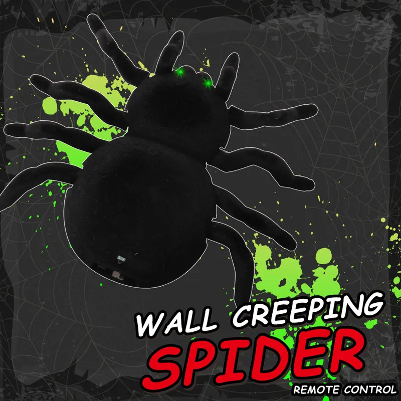 Novel Strange Horrible Toy Simulated Remote Control Spider With Lights Land Climbing Prank Toy Interesting Gift for Children Boy
Novel Strange Horrible Toy Simulated Remote Control Spider With Lights Land Climbing Prank Toy Interesting Gift for Children Boy