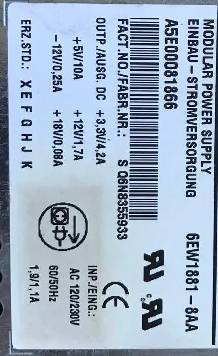 Used in good condition 6EW1881-8AA 6EW1 881-8AA
Used in good condition 6EW1881-8AA 6EW1 881-8AA