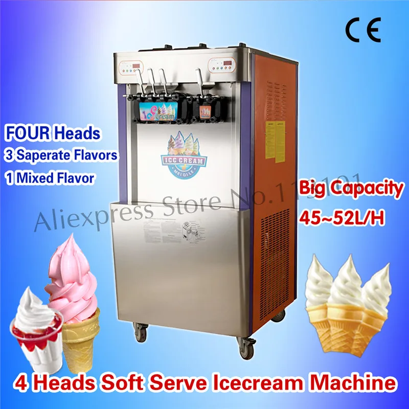 Soft Serve Ice Cream Machine Commercial Sundae Equipment FOUR Flavors Intelligent Operation Brand New
Soft Serve Ice Cream Machine Commercial Sundae Equipment FOUR Flavors Intelligent Operation Brand New