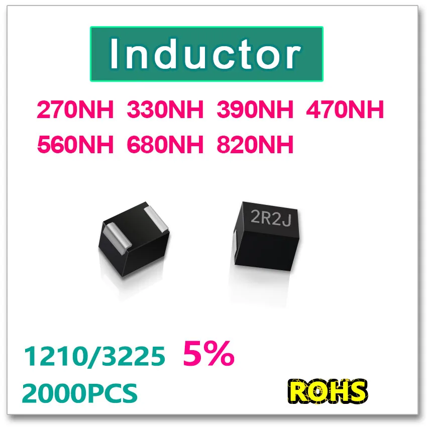 JASNPROSMA 2000 шт. 1210 3225 SMD индуктор 270NH 330NH 390NH 470NH 560NH 680NH 820NH новый оригинальный высокого качества
JASNPROSMA 2000 шт. 1210 3225 SMD индуктор 270NH 330NH 390NH 470NH 560NH 680NH 820NH новый оригинальный высокого качества