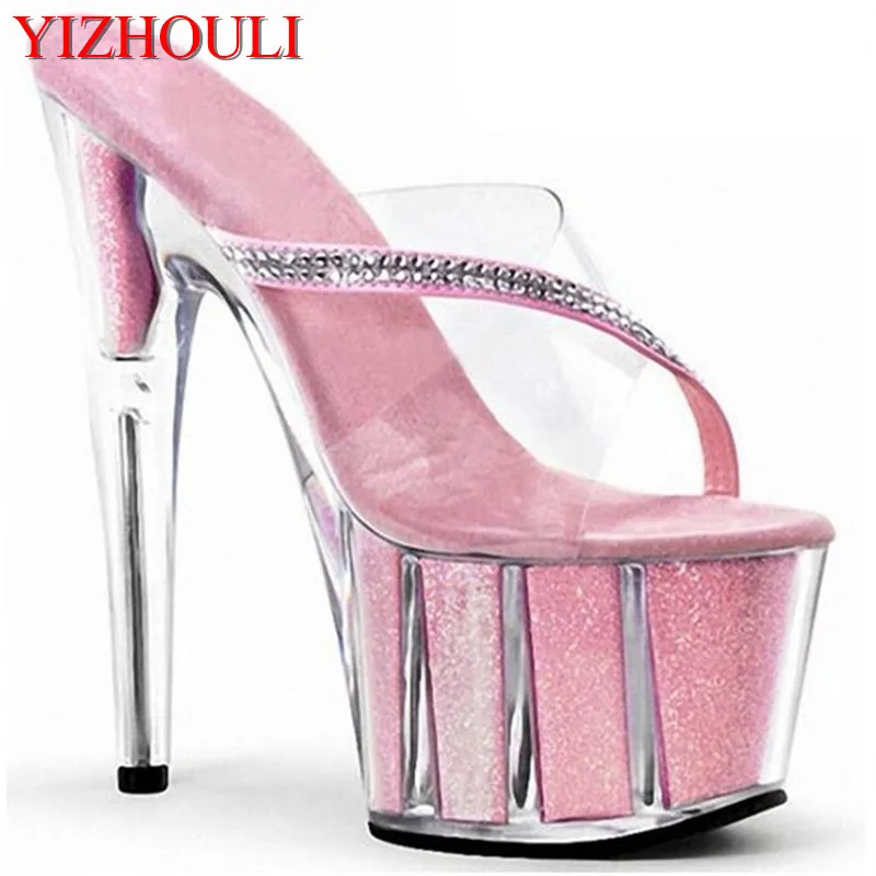 15cm high heel shoes crystal heels star pink sexy shoes 6 inch Platform Sandal with Rhinestone Straps fashion crystal slippers
15cm high heel shoes crystal heels star pink sexy shoes 6 inch Platform Sandal with Rhinestone Straps fashion crystal slippers