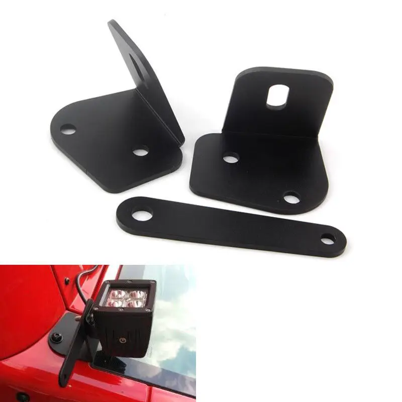 3pcs Exterior Light LED Bar Mounting Windshield A Pillar Bracket Kit For 2007-2016 Jeep Wrangler JK Auto Car Styling Accessories
3pcs Exterior Light LED Bar Mounting Windshield A Pillar Bracket Kit For 2007-2016 Jeep Wrangler JK Auto Car Styling Accessories
