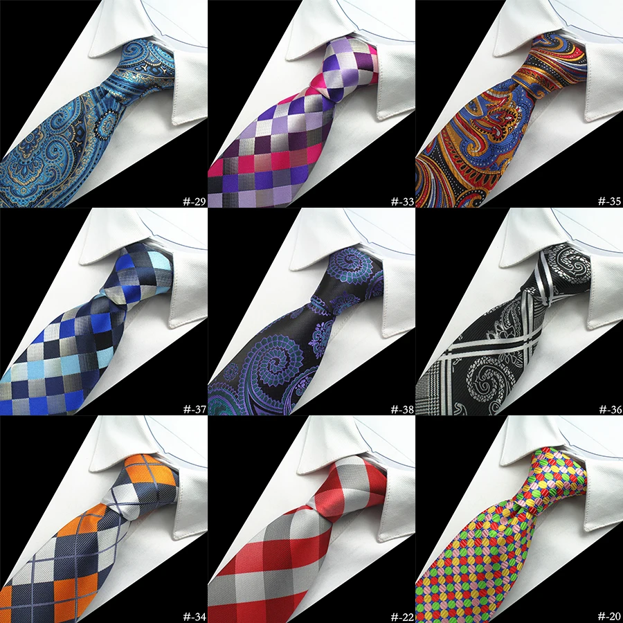 Ricnais Brand 100% Silk Neck Tie for Men Plaid Paisley Corbatas Hombre 8 cm Gravata Tie Formal Social Event Wedding
Ricnais Brand 100% Silk Neck Tie for Men Plaid Paisley Corbatas Hombre 8 cm Gravata Tie Formal Social Event Wedding