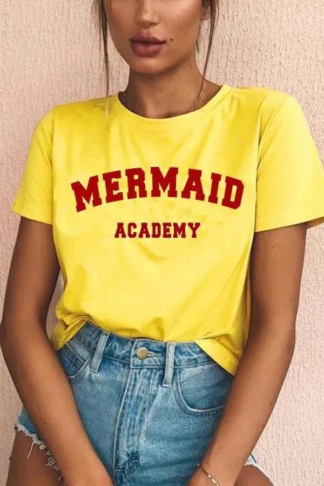 Футболка Sugarbaby Sea Shell Mermaid Academy, крутая забавная летняя винтажная футболка с русалкой, модная футболка высокого качества с русалкой
Футболка Sugarbaby Sea Shell Mermaid Academy, крутая забавная летняя винтажная футболка с русалкой, модная футболка высокого качества с русалкой