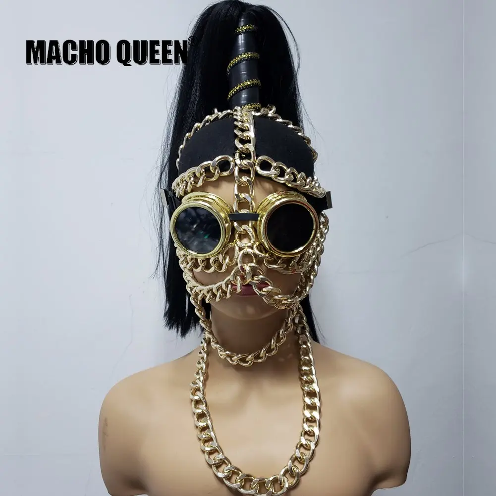 Holographic Burning Man Accessories Chain Mask Head piece Headress Halloween Costumes Festival Rave Outfits Gear Stage Show Wear
Holographic Burning Man Accessories Chain Mask Head piece Headress Halloween Costumes Festival Rave Outfits Gear Stage Show Wear