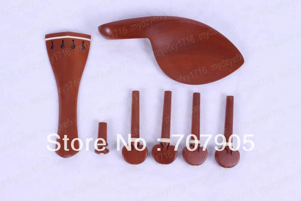 New 3 set 4/4 Parts 3x tailpiece+ chinrest+ endpin +12x pegs Jujube Bone inlaid
New 3 set 4/4 Parts 3x tailpiece+ chinrest+ endpin +12x pegs Jujube Bone inlaid