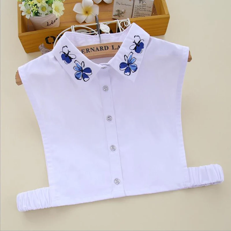 White Shirt False Collar Embroidery Quality Korean Fashion Blouse Detachable Collar Clothes Accessories
White Shirt False Collar Embroidery Quality Korean Fashion Blouse Detachable Collar Clothes Accessories