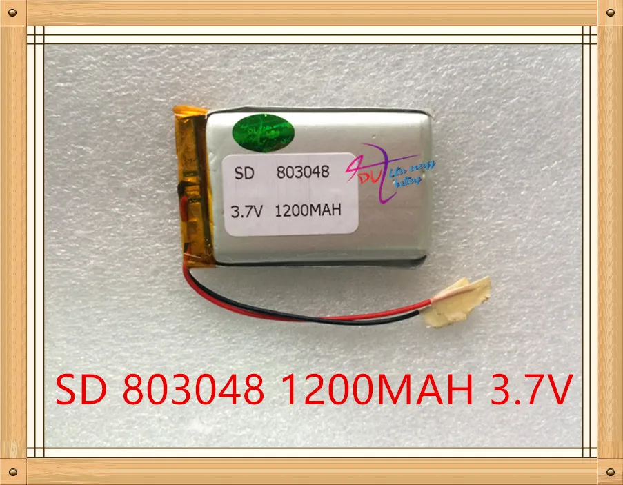 L energy 3,7 В планшетный аккумулятор 803048 1200 мАч GPS навигатор игровая звуковая карта
L energy 3,7 В планшетный аккумулятор 803048 1200 мАч GPS навигатор игровая звуковая карта