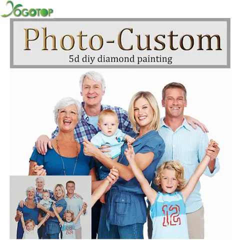 YOGOTOP Photo Custom,Diamond Painting Cross Stitch,DIY,5D,Private Custom,Diamond Embroidery,3D,Full,Square,Drill Mosaic Decor 66