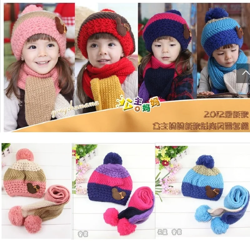 Hooyi Knitted Girls Hats Infant scarf sets for Baby Boys cap Wool Children winter hat Kids Beanie Child Scarves Bucket Hat
Hooyi Knitted Girls Hats Infant scarf sets for Baby Boys cap Wool Children winter hat Kids Beanie Child Scarves Bucket Hat