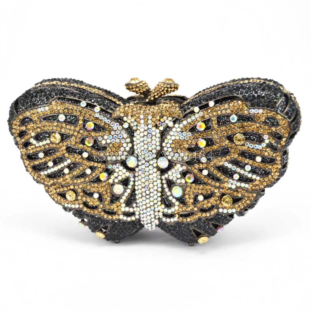 Stylish Butterfly Rhinestone Clutch Bag Luxury Crystal Evening bag for Prom Ladies Wedding Bridal Party Purse for Feast 88169
Stylish Butterfly Rhinestone Clutch Bag Luxury Crystal Evening bag for Prom Ladies Wedding Bridal Party Purse for Feast 88169
