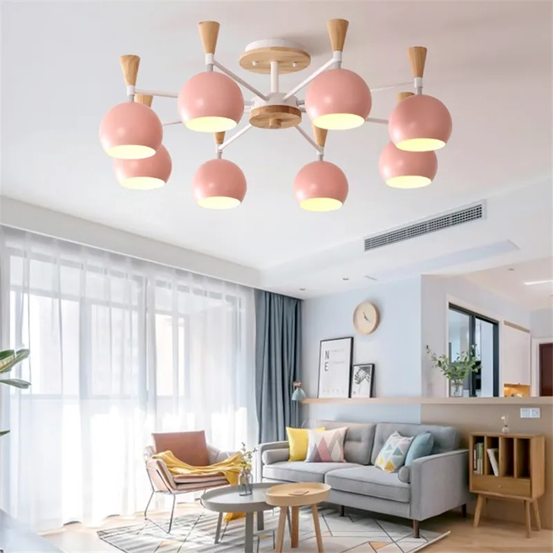 Modern simple solid wood Macron colorful LED chandelier lamp kids room ceiling chandeliers indoor lighting home lamp
Modern simple solid wood Macron colorful LED chandelier lamp kids room ceiling chandeliers indoor lighting home lamp