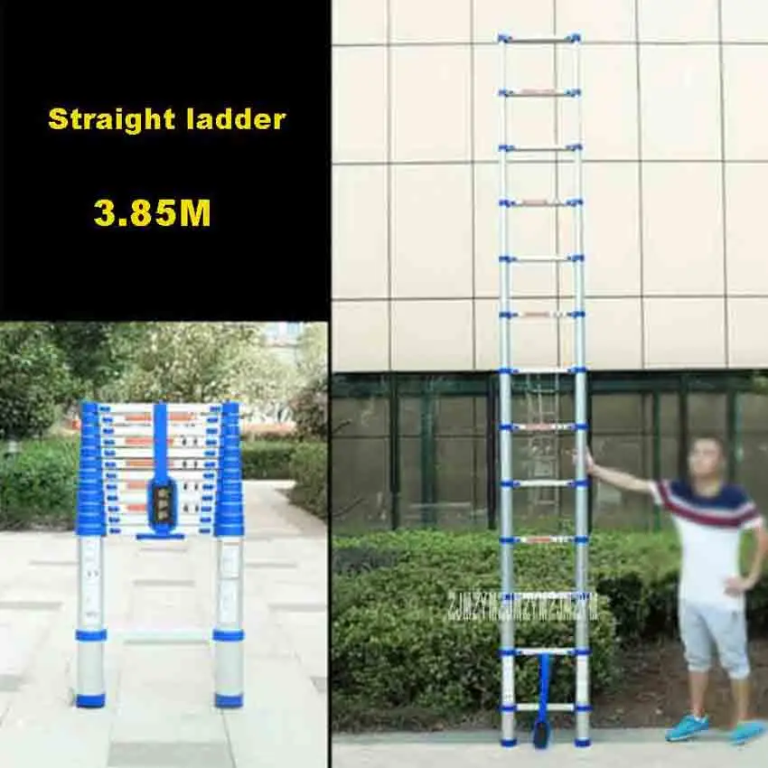 New Arrival 3.85M 13-Step Ladder JJS511 Thicken Aluminium Alloy Single-sided Straight Ladder Portable Household Extension Ladder
New Arrival 3.85M 13-Step Ladder JJS511 Thicken Aluminium Alloy Single-sided Straight Ladder Portable Household Extension Ladder