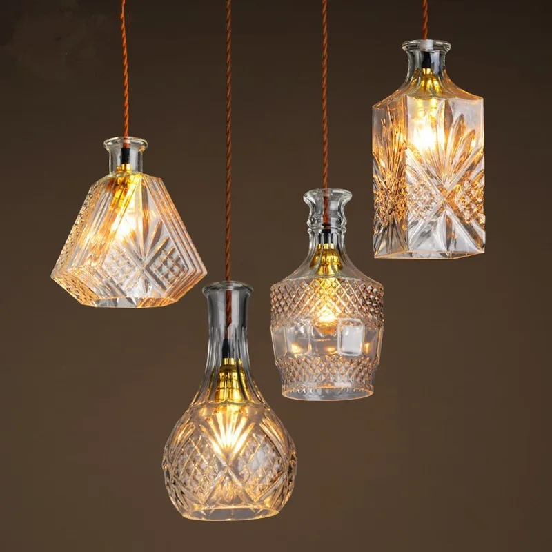 Creative Arts personalized retro chandelier lighting led Restaurant Cafe Bar loft lighting glass bottle chandelier
Creative Arts personalized retro chandelier lighting led Restaurant Cafe Bar loft lighting glass bottle chandelier